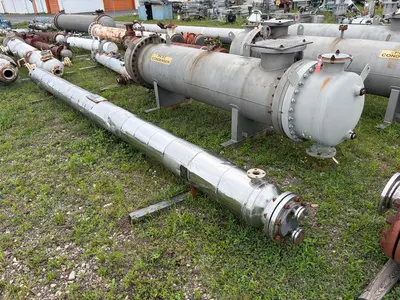 2003 AMBASSADOR HEAT TRANSFER CO. 186 SQ. FT. Wymienniki ciepła płaszczowo-rurowe ze stali ko (0-399 stóp kw.) | Perry Equipment (3)
