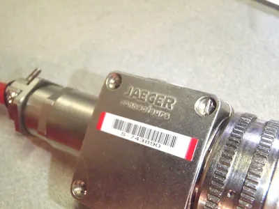S10-N814.00 | Jaeger Connecteurs S10 Connector Technifor MCORD 006B GM Umbilical Cable - Used