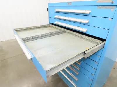 Nu-Era Modular Tool Storage Cabinet 12 Drawer 45x28x61" Stanley Vidmar Lista