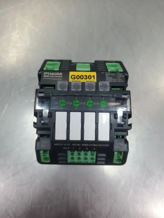 Used Murr Elektronik 9000-41084-0401000 MICRO+ 4.10 Module PLC Processors | Palmetto Automation #1155857