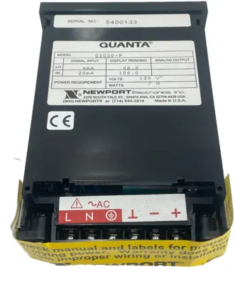 NEW NEWPORT/OMEGA ENGINEERING Q2000-P PROCESS METER Q2000P