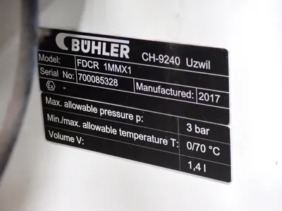 Used BUHLER FDCR 1MMX1 Chemical & Process Equipment Ohio US | HGR 24 #1144863