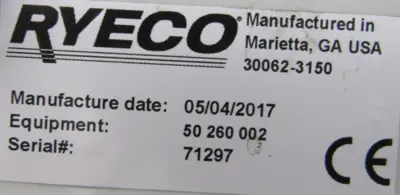 NEW RYECO 50-260-002 BREAK DETECTION 50260002