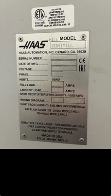 2019 HAAS MINI MILL Vertical Machining Centers | Bayou Machinery (2)