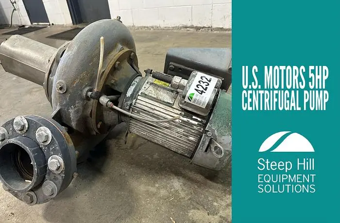U.S. Motors 5 HP Centrifugal Pump