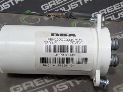 RIFA PEH200OC333CMUV High Voltage DC Capacitor 330uF 420VDC Used