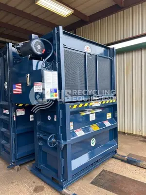 USED JV MANUFACTURING TWO (2) VB-60 & TWO (2) VB-72B VERTICAL BALERS