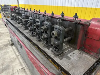 12 STAND X 1.5" x 8" RS TISHKEN MODEL #12MLW-1-1/2 ROLLFORMER: STOCK #20519
