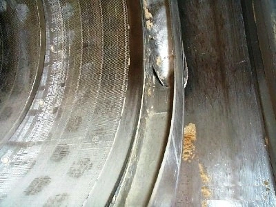 Krauss-Maffei SZ 92 2-stage pusher centrifuge, 316SS.