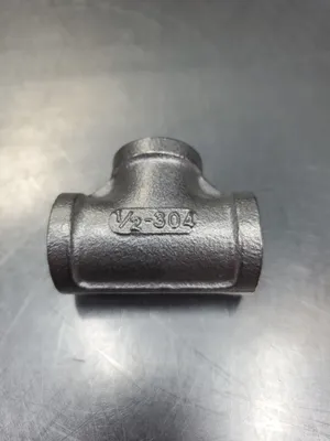 MS S-114 ½-304 (CAPP150) STAINLESS STEEL PIPE FITTING, T-Fitting. 6E-6