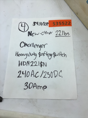 New | in-Stock Challenger HDN221SN Disconnects California US | Davliegogo LLC #1706166