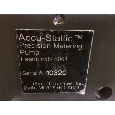 Accu-Staltic Precision peristaltic Metering Pump