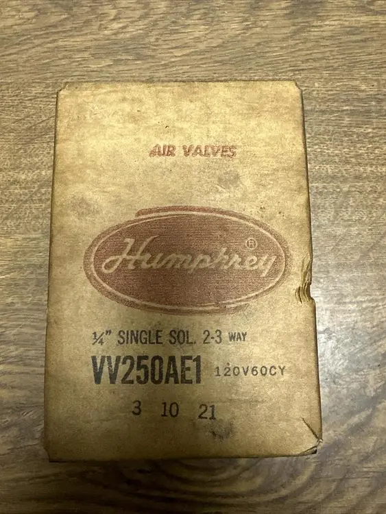 Used HUMPHREY VV250AE1 Solenoid Valves Ohio US | Surplus Asset Holdings #1246779