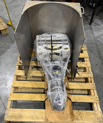 Evodos type 25 spiral plate centrifuge, 316L SS.