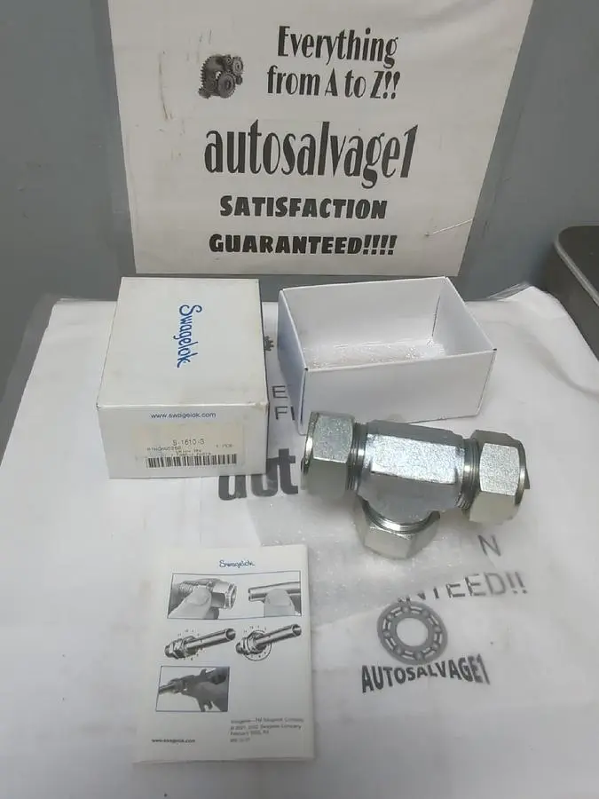 New | in-Stock SWAGELOK S-1610-3 Valves/Fittings Ohio US | Surplus Asset Holdings #1237513