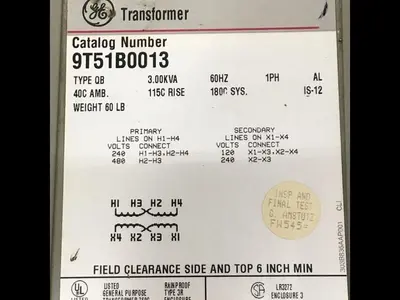 USED GENERAL ELECTRIC 9T51B0013