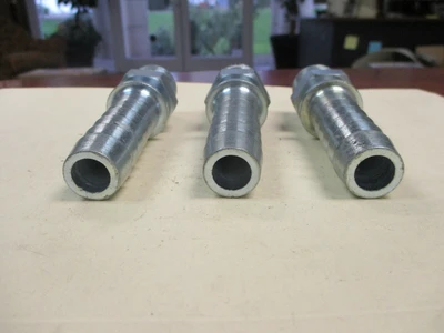 Unused/used Stainless Steel Barb Hose Fitting Connector Adapter (QTY 3)