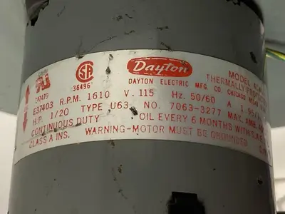 Used DAYTON E37403 HVAC Parts and Equipment Ohio US | Surplus Asset Holdings #1507113