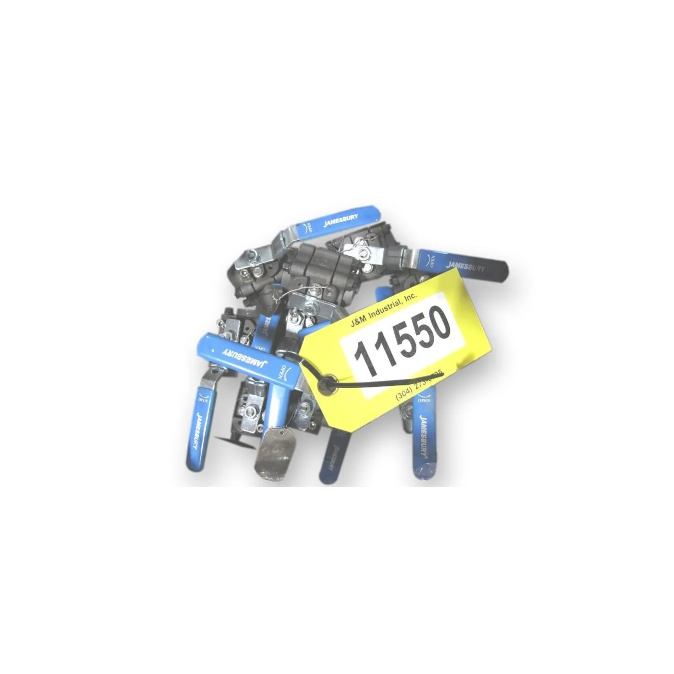 1/2" JAMESBURY BALL VALVE - LOT OF 12