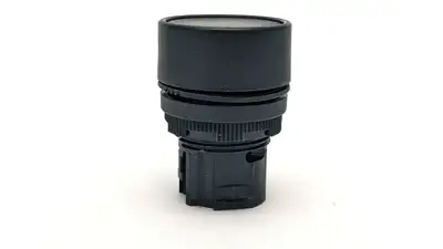 Round Black Momentary Push Button 22mm - Used