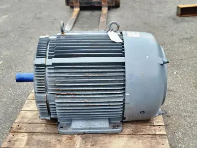100/25 hp, 575 volts, 1780/890 rpm, 444TS Electric Motor Type HSB