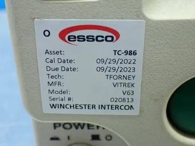 Used VITREK V63 Analyzer Testers | HGR 24 #744717