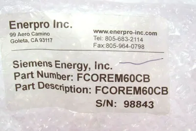 NEW ENERPRO / SIEMENS FCOREM60 FIRING BOARD FCOREM60CB