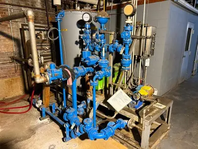 ELEVATED PUMP SKID WITH TANK AND CONTROLS
