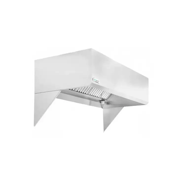 New | in-Stock Hoodmart New 8' Hoodmart Model 0848HBM Exhaust Hood with Short Cycle Makeup Air Restaurant Equipment (Miscellaneous) Illinois US | Falcon Restaurant Supply #1373566