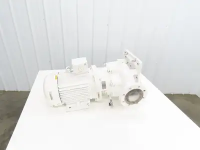 Egger Turo T51-80 VF6 Vortex Slurry Pump Recessed Impeller Metric Flange 4Hp 3PH