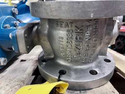 4" Dezurik RCV Regular Control Valve, New Storeroom Spare