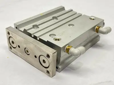 USED SMC COMPACT GUIDE CYLINDER, 25MM BORE, 75MM STROKE