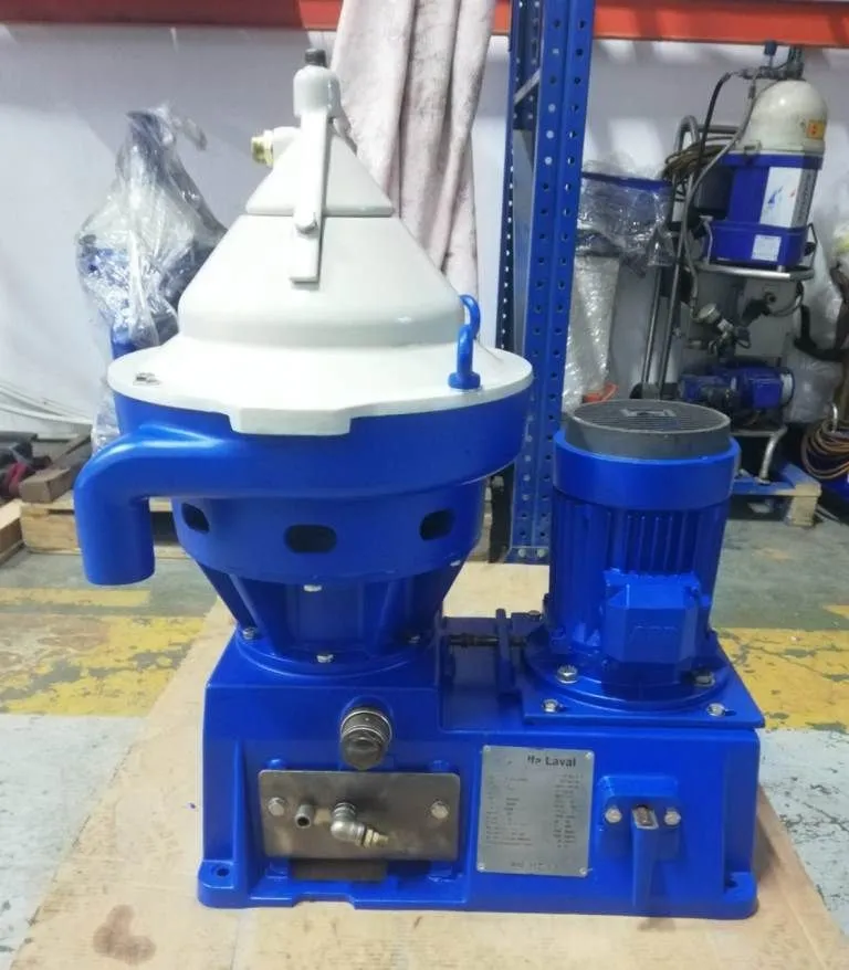 Alfa-Laval MMPX 404 SGP-11 oil purifier skid, 316SS.
