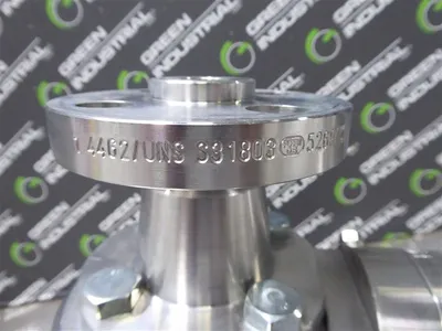 1/2" Perrin PS87H-0,5-L BA286 Series 80-M Two Way Ball Valve Class 600 Used