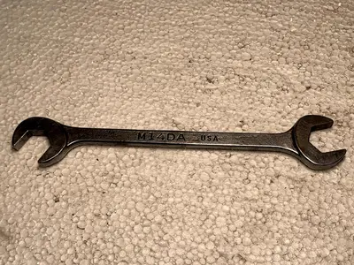 USED,   MAC  TOOLS  "14MM"  ANGLE HEAD  WRENCH,M14DA,  USA