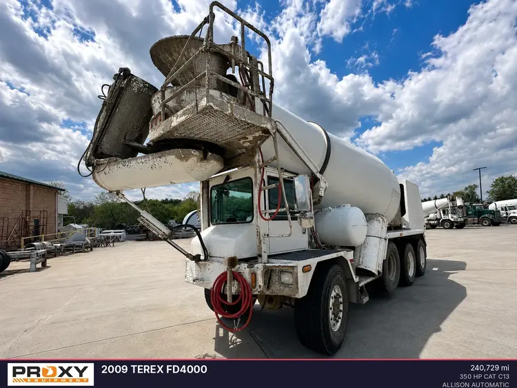 Used 2009 TEREX FD4000 Cement Mixers New Jersey US | Proxy Equipment #1388756