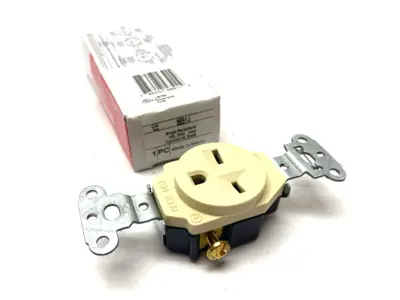 New | in-Stock Legrand Commercial Grade Single Outlet Receptacle Electrical Fittings Michigan US | Maverick Industrial Sales #1401021