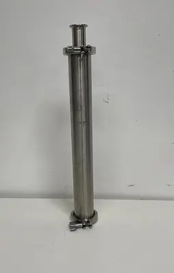 Stainless Steel  2.5" Sanitary x 20.5" Filter Housing Column