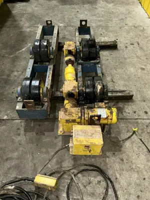 6,000 LBS WEBB MODEL #T6 TANK TURNING ROLLS, 1 DRIVE & 1 IDLER ROLL: YOBRO #25072