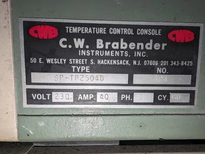 Used BRABENDER _UNKNOWN_ Misc Plastics Equipment | HGR 24 #754406