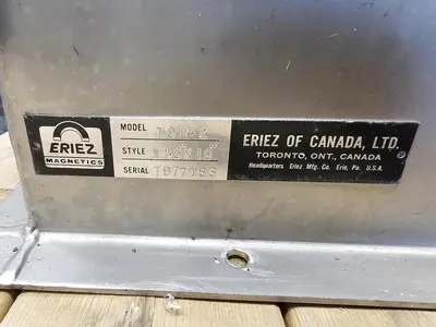 USED ERIEZ MAGNETICS TGH.2