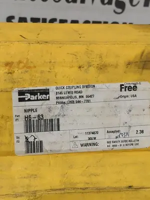 New | in-Stock PARKER H6-63 Valves/Fittings Ohio US | Surplus Asset Holdings #1243701