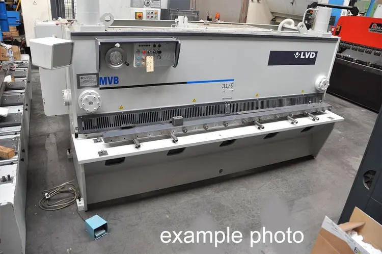 Used LVD MVB 3100 X 6 MM Sheet Metal Shears | Apt International N.V #365072