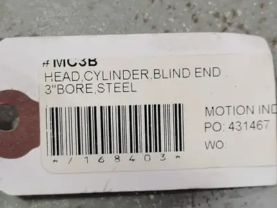3" Bore Blind End Cylinder Head MC3B Clevis Mount