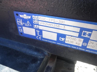 Used 2019 CASCADE 100C-FPS Forklift Attachments California US | Western Trencher & Equipment, Inc. #1497682