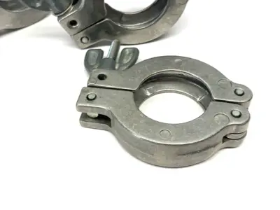 USED AGILENT WING NUT QUICK-CLAMP NW25 METALLIC FINISH