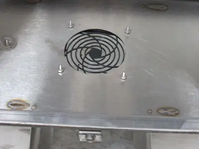 Hoffman A-30H2412SS6LP 30"x24"x12" Stainless Steel Electrical Enclosure Footed