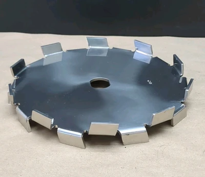 Stainless Steel Saw Tooth Type Mixing Dispersion Blade 8" Diameter