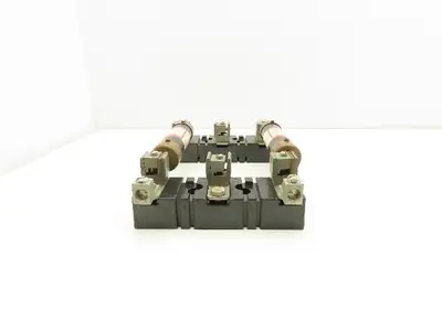 Allen Bradley X-410710 / 40023-418-01 Fuse Block 3 Pole 100A 600V FLSR 80 Fuses