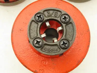Ridgid 12-R Die Heads With Dies 5 Piece Set For Manuel Ratchet Threader